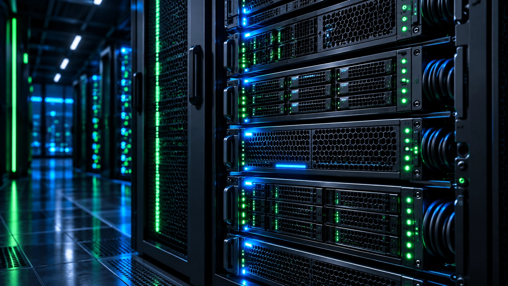 Dedicated server hardware and network infrastructure